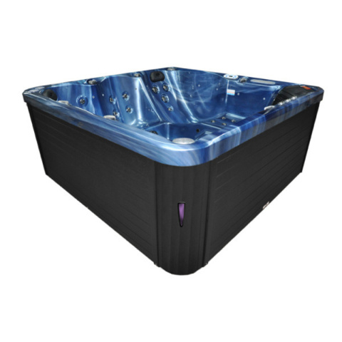 JACUZZI OGRODOWE WANNA SPA750 NIEBIESKA FALA OBUDOWA ANTRACYT 200x200 CM