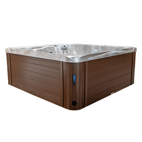 JACUZZI OGRODOWE WANNA SPA751 CAPPUCINO OBUDOWA KAWA 210x210 CM