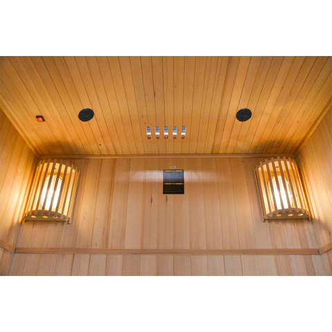 SAUNA FIŃSKA WYSOKOTEMPERATUROWA Z PIECEM OSLO3/HARVIA 4,5KW 3-4 OSOBOWA 150x120 CM