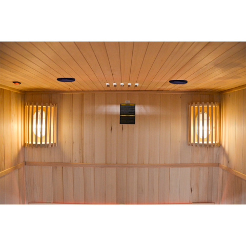 SAUNA FIŃSKA WYSOKOTEMPERATUROWA Z PIECEM OSLO3/HARVIA 4,5KW 3-4 OSOBOWA 150x120 CM