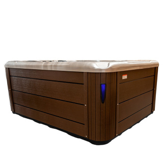 JACUZZI OGRODOWE WANNA SPA102 CAPPUCCINO OBUDOWA KAWA 210x160 CM