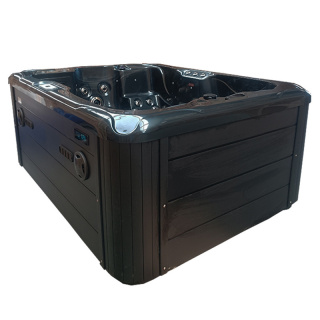 JACUZZI OGRODOWE WANNA SPA102 CZARNA FALA OCEANU OBUDOWA ANTRACYT 210x160 CM