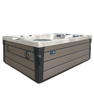 JACUZZI OGRODOWE WANNA SPA341 CAPPUCCINO OBUDOWA KAWA 220x156 CM