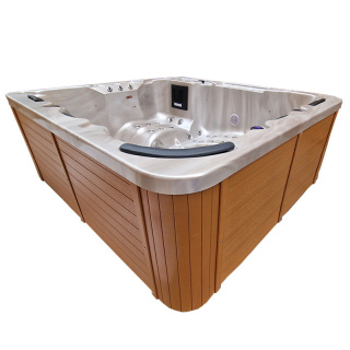 JACUZZI OGRODOWE WANNA SPA508 CAPPUCCINO OBUDOWA NATURAL 215x190 CM