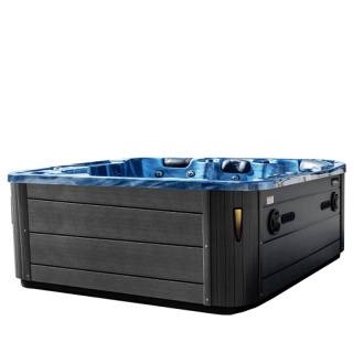 JACUZZI OGRODOWE WANNA SPA508 NIEBIESKA FALA OBUDOWA SZARA 215x190 CM