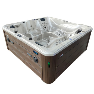 JACUZZI OGRODOWE WANNA SPA702 CAPPUCCINO OBUDOWA KAWA 230x230 CM