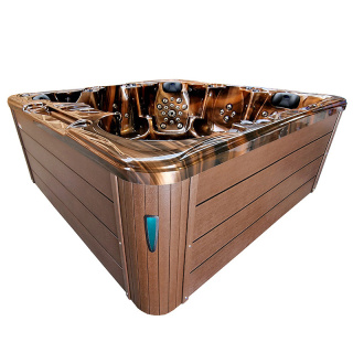 JACUZZI OGRODOWE WANNA SPA703A MAGMA GOLD OBUDOWA KAWA 230x230 CM