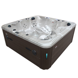 JACUZZI OGRODOWE WANNA SPA703A NORDIC CAPPUCCINO OBUDOWA BRĄZOWA 230x230 CM