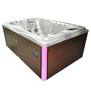 JACUZZI OGRODOWE WANNA SPA749 CAPPUCINO OBUDOWA KAWA 200x135 CM 230V