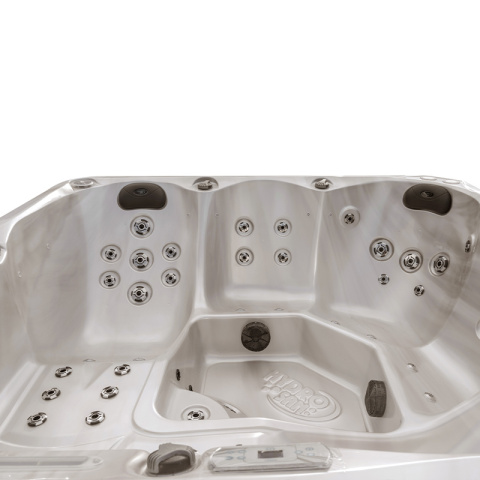 JACUZZI OGRODOWE WANNA SPA750 CAPPUCINO OBUDOWA KAWA 200x200 CM