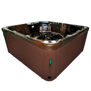 JACUZZI OGRODOWE WANNA SPA750 MAGMA GOLD OBUDOWA KAWA 200x200 CM