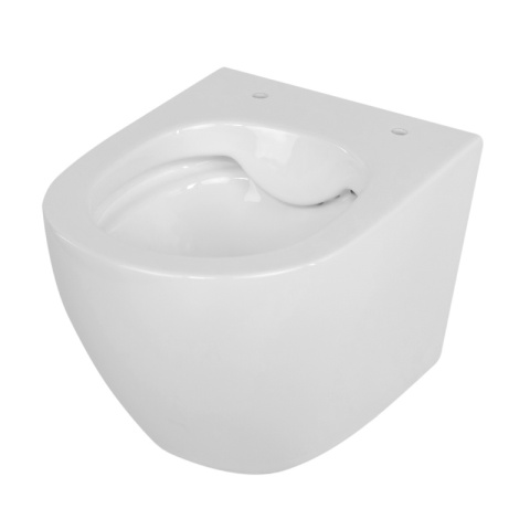 MISKA WC WISZĄCA RIMLESS MIZU-WH-RIM-02 BIAŁA DESKA WOLNOOPADAJĄCA DUROPLAST