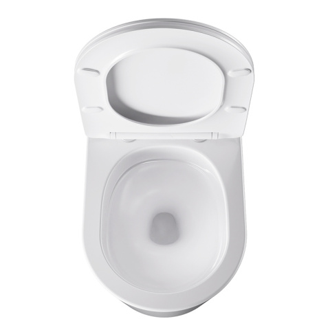 MISKA WC WISZĄCA TORNADO ELITE-WH-03 BIAŁA DESKA WOLNOOPADAJĄCA DUROPLAST