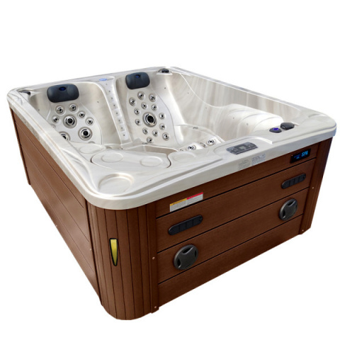 JACUZZI OGRODOWE WANNA SPA705 CAPPUCCINO OBUDOWA KAWA 210x170 CM