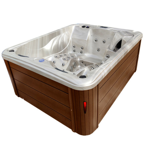 JACUZZI OGRODOWE WANNA SPA705 CAPPUCCINO OBUDOWA KAWA 210x170 CM