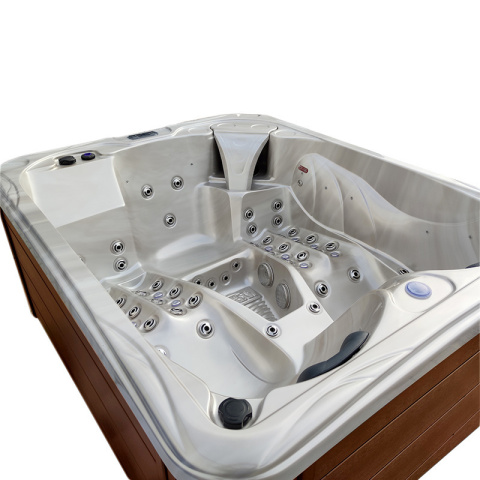 JACUZZI OGRODOWE WANNA SPA705 CAPPUCCINO OBUDOWA KAWA 210x170 CM