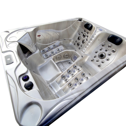 JACUZZI OGRODOWE WANNA SPA705 CAPPUCCINO OBUDOWA KAWA 210x170 CM