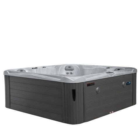 JACUZZI OGRODOWE WANNA SPA751 BIAŁY MARMUR OBUDOWA SZARA 210x210 CM