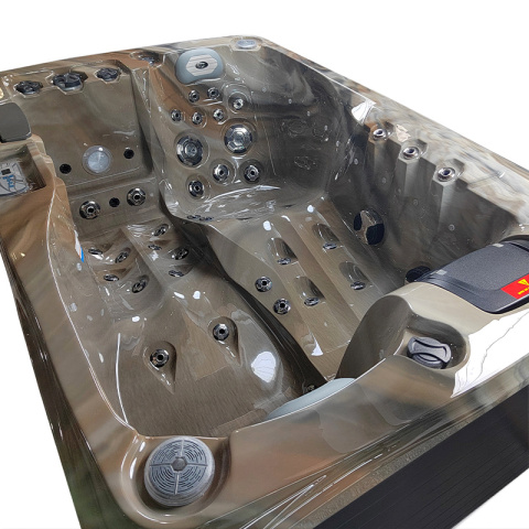 JACUZZI OGRODOWE WANNA SPA749 MORO OBUDOWA ANTRACYT 200x135 CM 230V