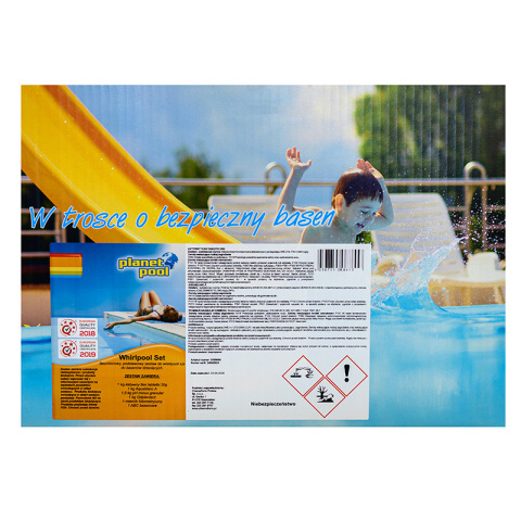 CHEMIA ZESTAW DO BASENU JACUZZI AKTYWNY TLEN PH MINUS ODPIENIACZ TESTER WHIRLPOOL SET1