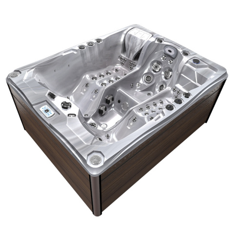 JACUZZI OGRODOWE WANNA SPA754 CAPPUCINO OBUDOWA BRĄZOWA DESKA F21