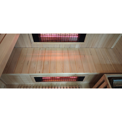 SAUNA KOMBO INFRARED/FIŃSKA HELSI1 Z PIECEM 6kW 4-5 OSOBOWA 180x160 CM 2w1