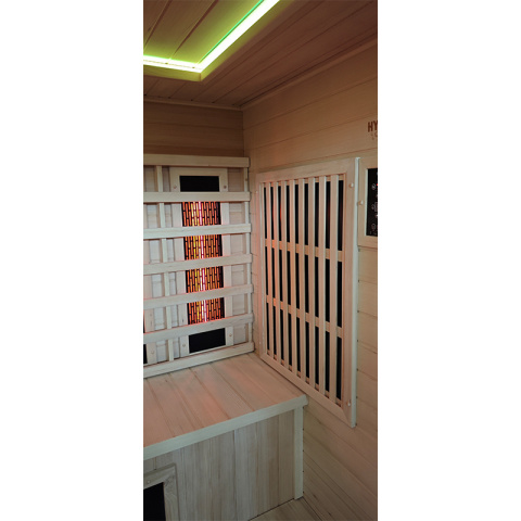 SAUNA KOMBO INFRARED/FIŃSKA HELSI1 Z PIECEM 6kW 4-5 OSOBOWA 180x160 CM 2w1