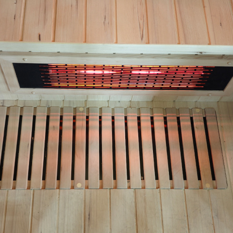 SAUNA KOMBO INFRARED/FIŃSKA HELSI1 Z PIECEM 6kW 4-5 OSOBOWA 180x160 CM 2w1